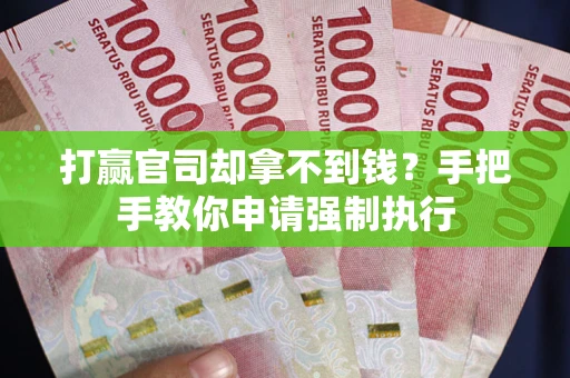 北京打赢官司却拿不到钱？手把手教你申请强制执行