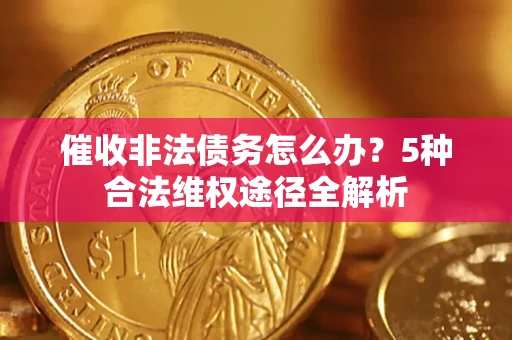 北京催收非法债务怎么办？5种合法维权途径全解析