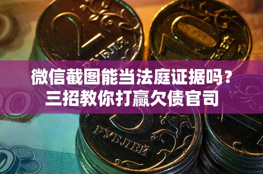 北京微信截图能当法庭证据吗？三招教你打赢欠债官司